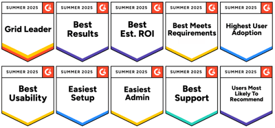 Summer 2025 G2 Badges
