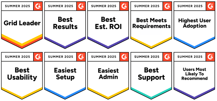 Summer 2025 G2 Badges Summer 2025 G2 Badges